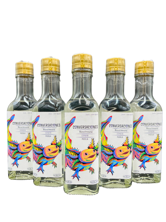 5-pack Mezcales Espadín Joven 250ml Conversaciones